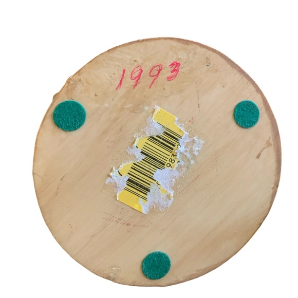 Vintage 1993 Santa Claus Saint Nicholas Christmas List Statue - Picture 11 of 11